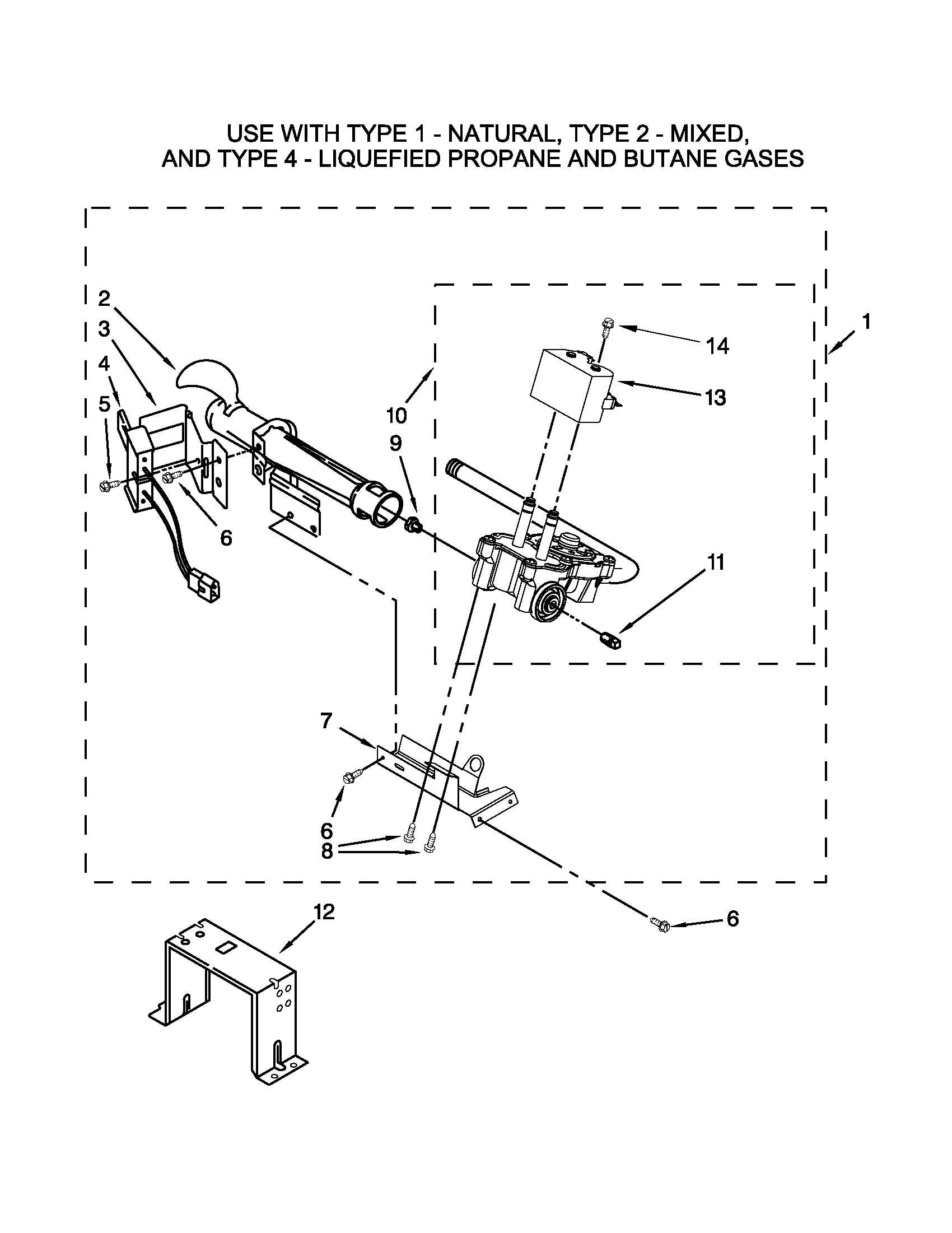 W10336852 burner assembly parts
