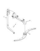 Upper wash and rinse parts