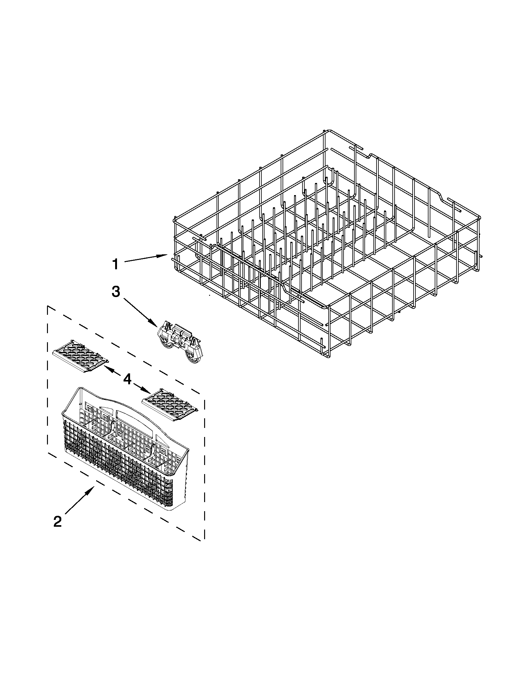 LOWER RACK PARTS