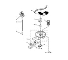 Kenmore 66512723K310 pump, washarm and motor parts diagram