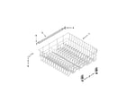 Kenmore 66512723K310 upper rack and track parts diagram