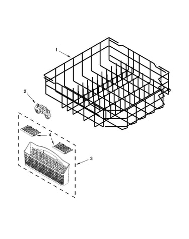 Lower rack parts