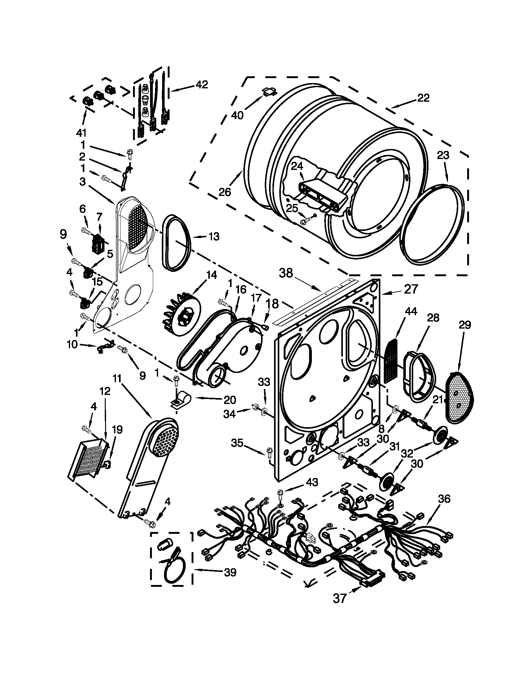 DRYER BULKHEAD PARTS