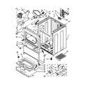 Kenmore 11067102310 cabinet parts diagram