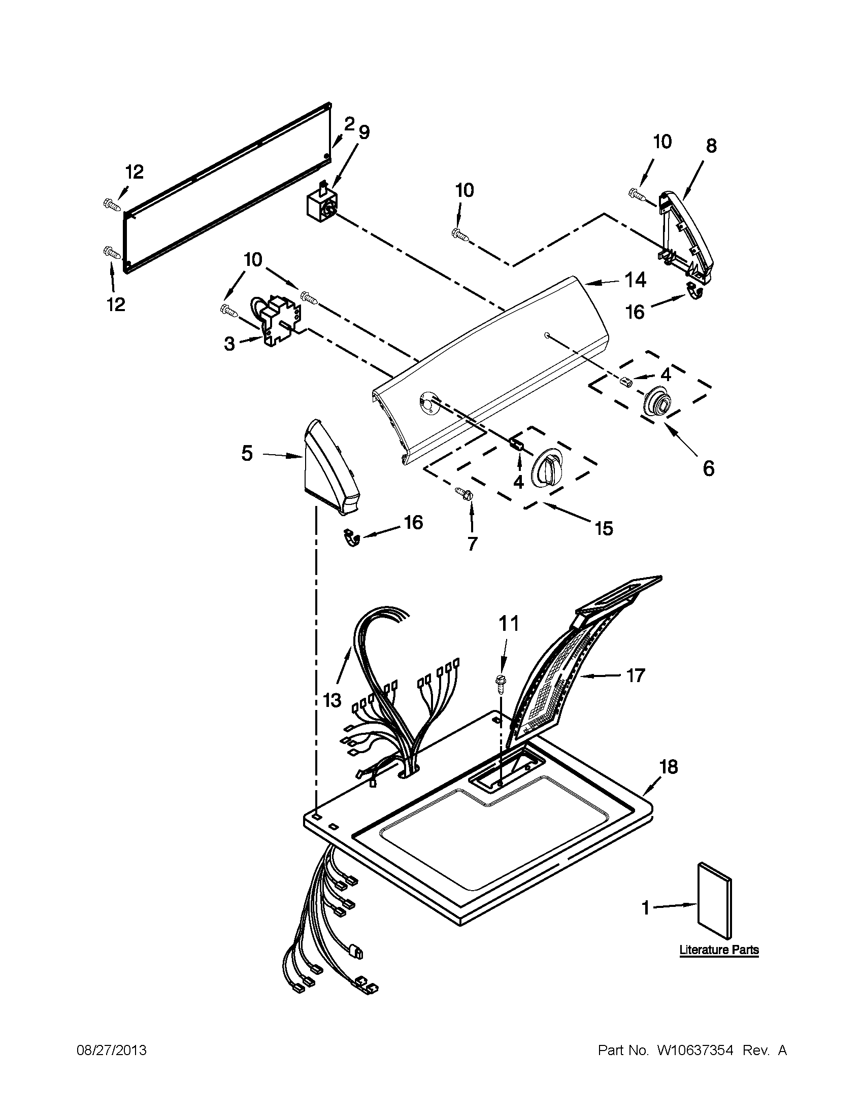 TOP AND CONSOLE PARTS