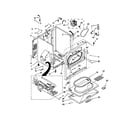 Kenmore 1107192311 cabinet parts diagram