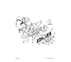 Kenmore 1108873279A washer/dryer control panel parts diagram