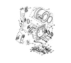 Kenmore 1108873279A dryer bulkhead parts diagram