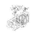 Kenmore 11068102310 cabinet parts diagram