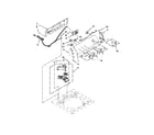 Kenmore 11023102310 controls and water inlet parts diagram