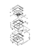 Refrigerator shelf parts