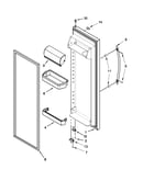 Refrigerator door parts