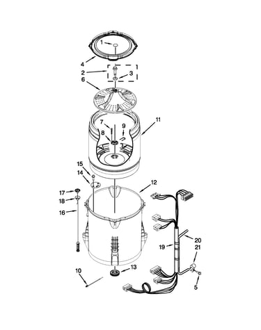 Basket and tub parts