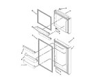 Kenmore 10686393310 door parts diagram