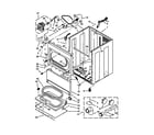 Kenmore 11077102310 cabinet parts diagram