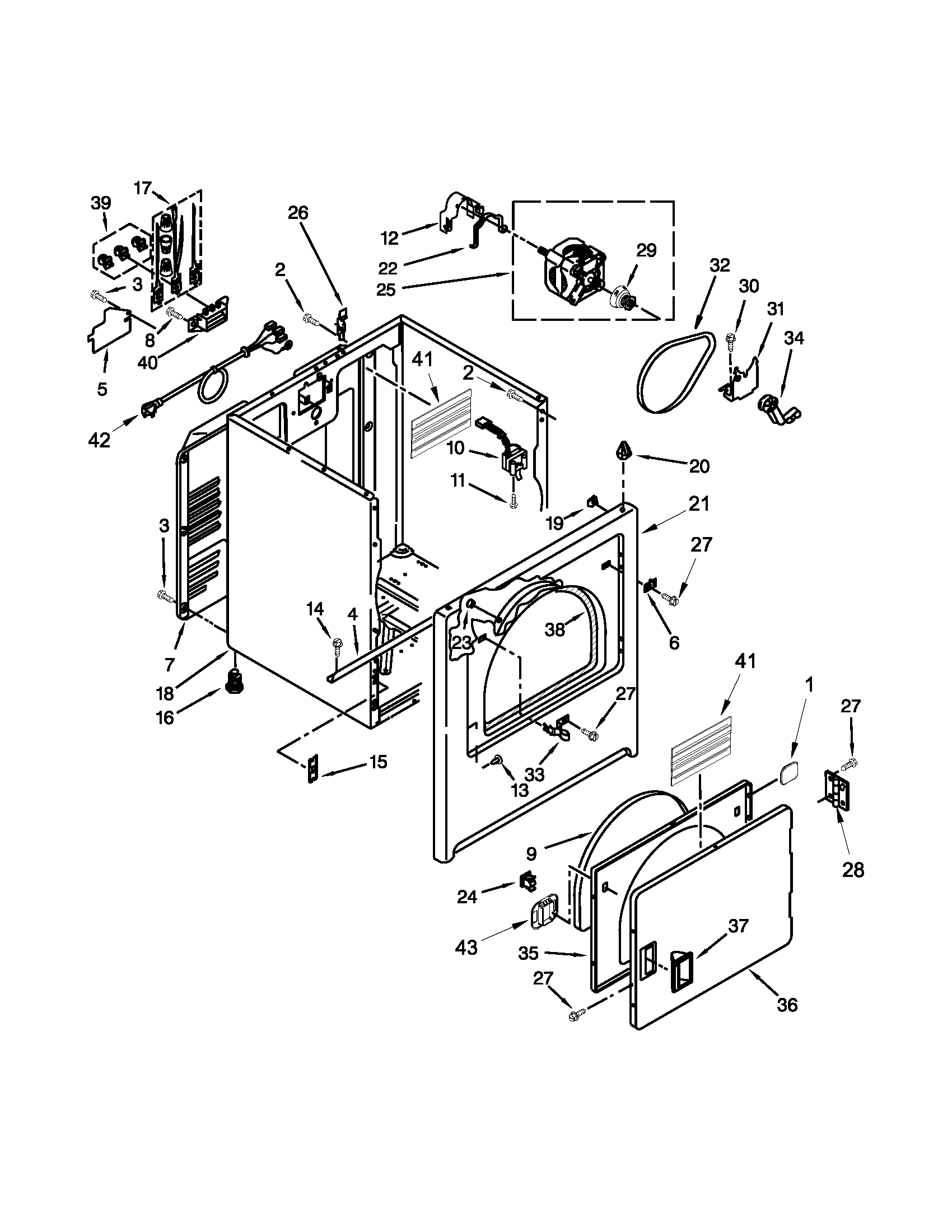 Cabinet parts