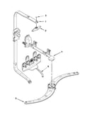 Upper wash and rinse parts