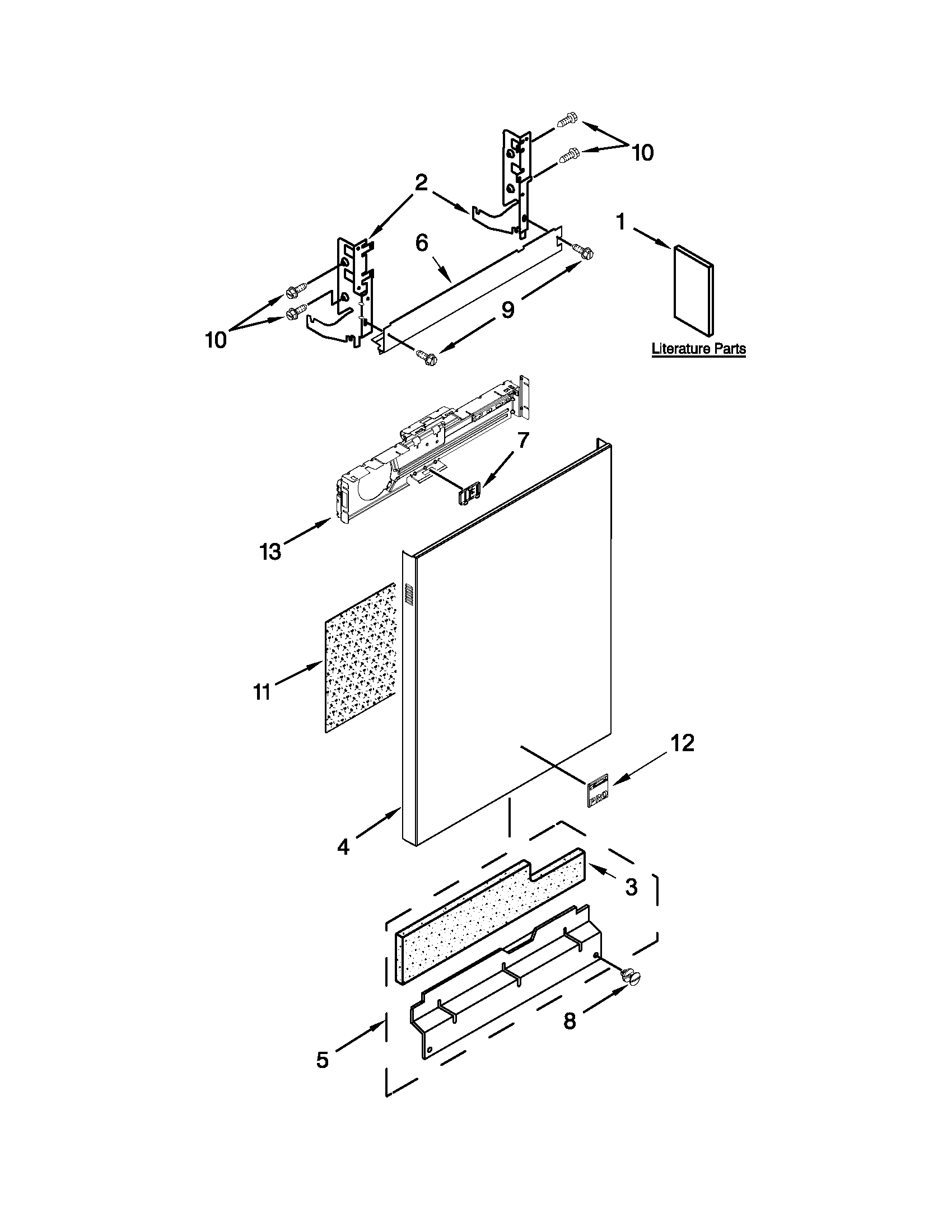 Door panel parts