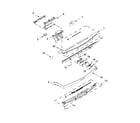 Kenmore Elite 66512813K311 control panel and latch parts diagram