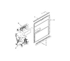 Kenmore Elite 66512813K311 inner door parts diagram