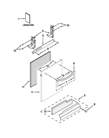 Door and panel parts