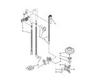 Kenmore 66513293K116 fill, drain and overfill parts diagram