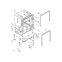 Kenmore 66513293K116 tub and frame parts diagram