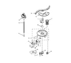 Kenmore 66513292K116 pump, washarm and motor parts diagram