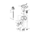 Kenmore 66515699K212 pump, washarm and motor parts diagram