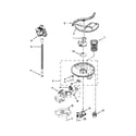 Kenmore 66515693K212 pump, washarm and motor parts diagram
