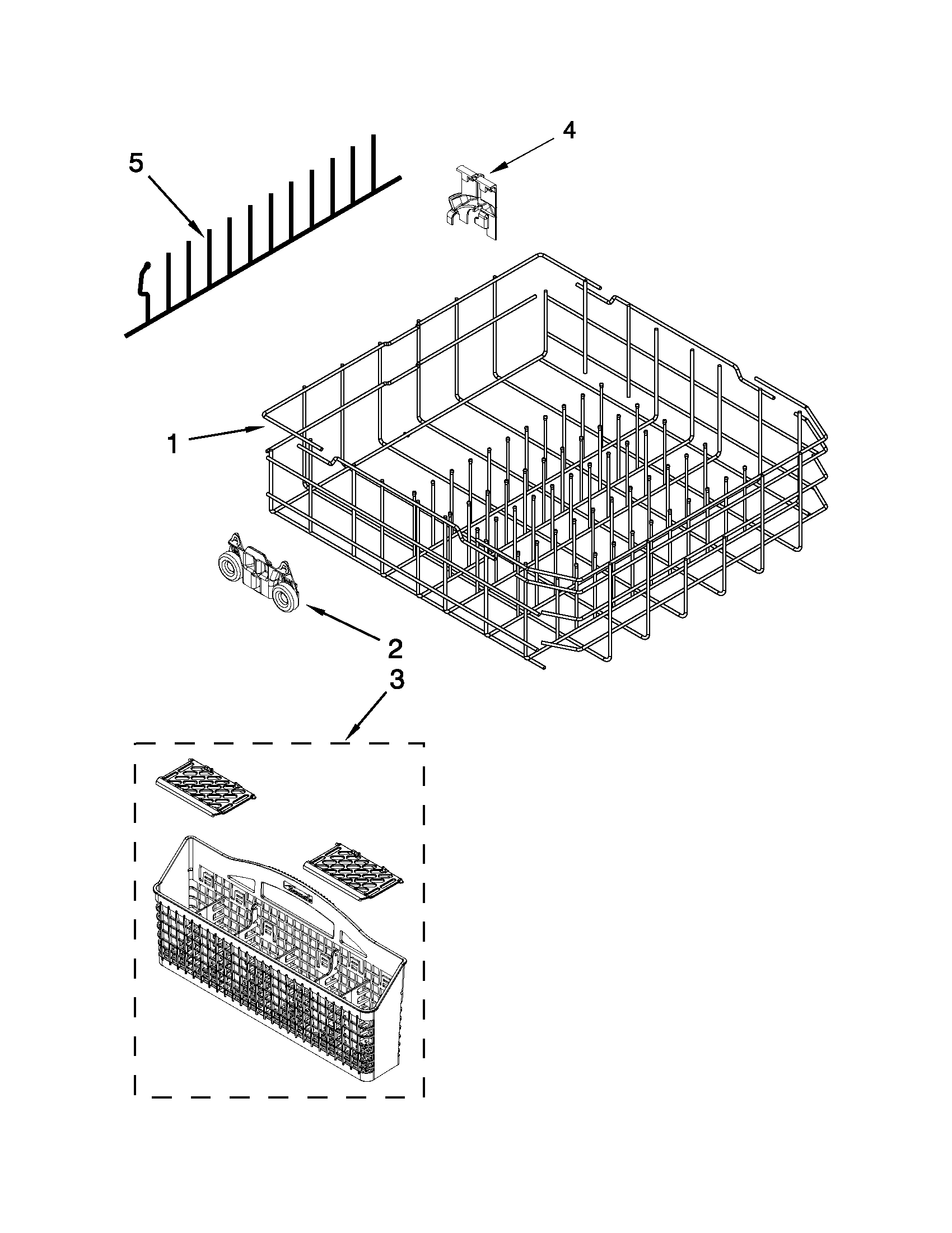 LOWER RACK PARTS