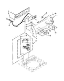 Controls and water inlet parts