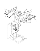 Controls and water inlet parts