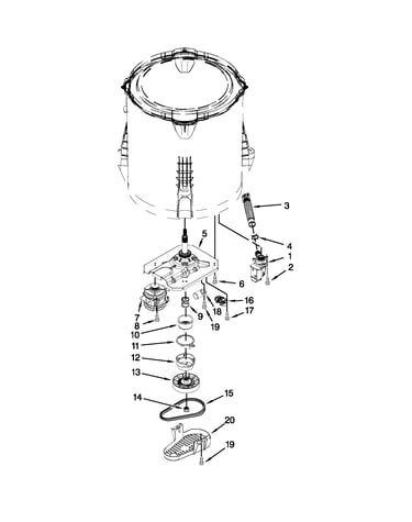 Gearcase, motor and pump parts