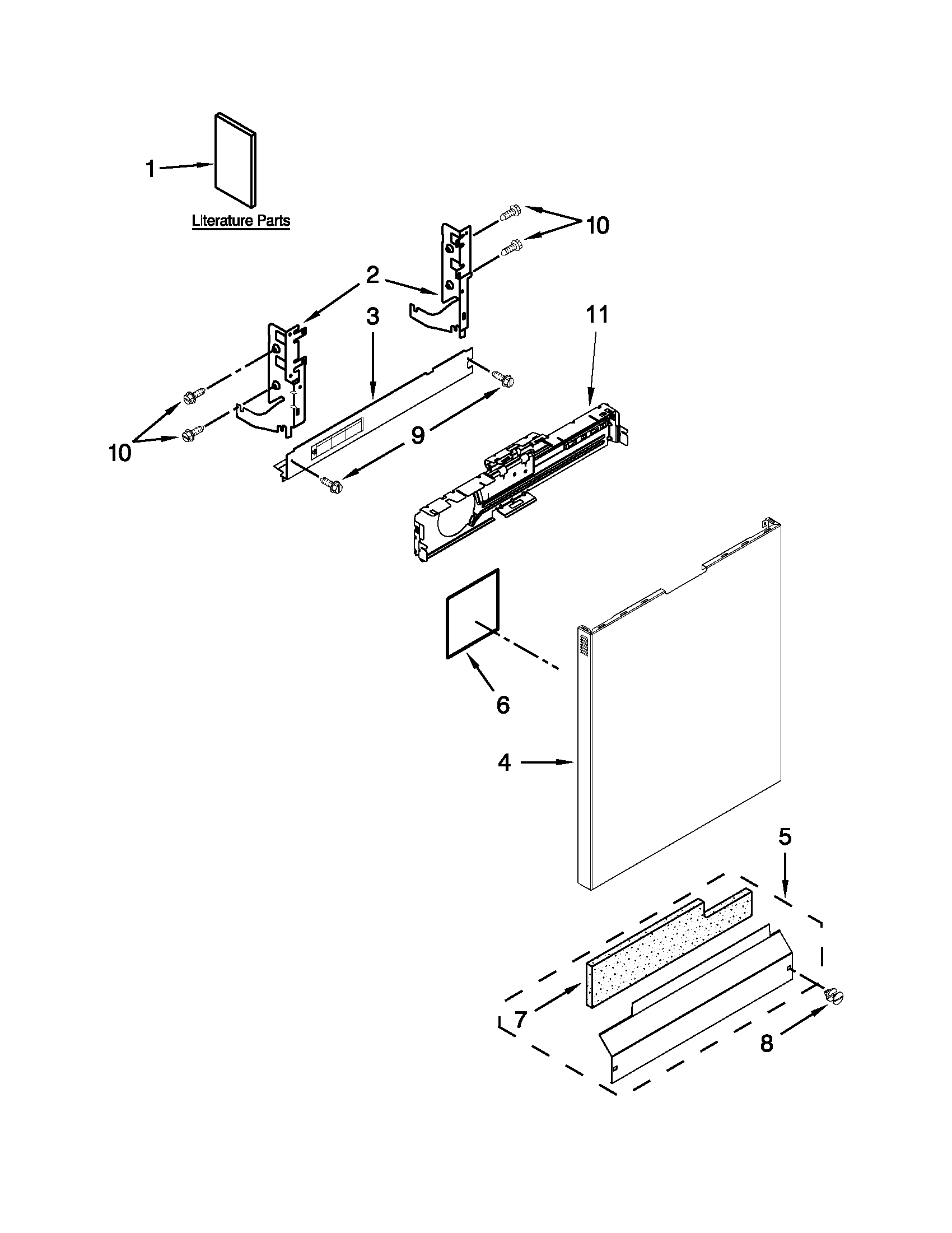 Door and panel parts