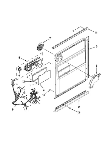 Inner door parts