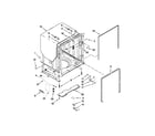 Kenmore 66513262K114 tub and frame parts diagram