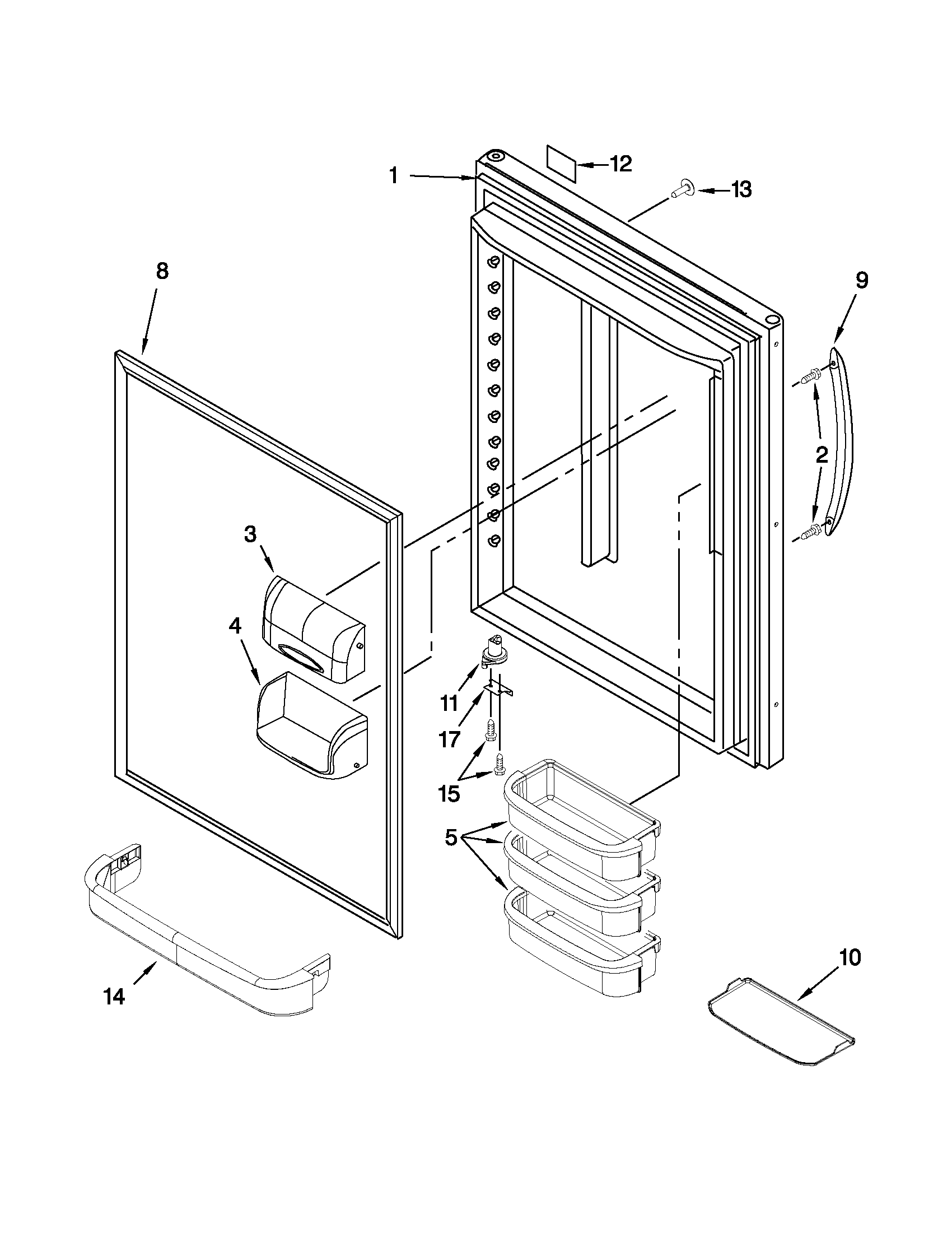 REFRIGERATOR DOOR