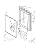 Refrigerator door
