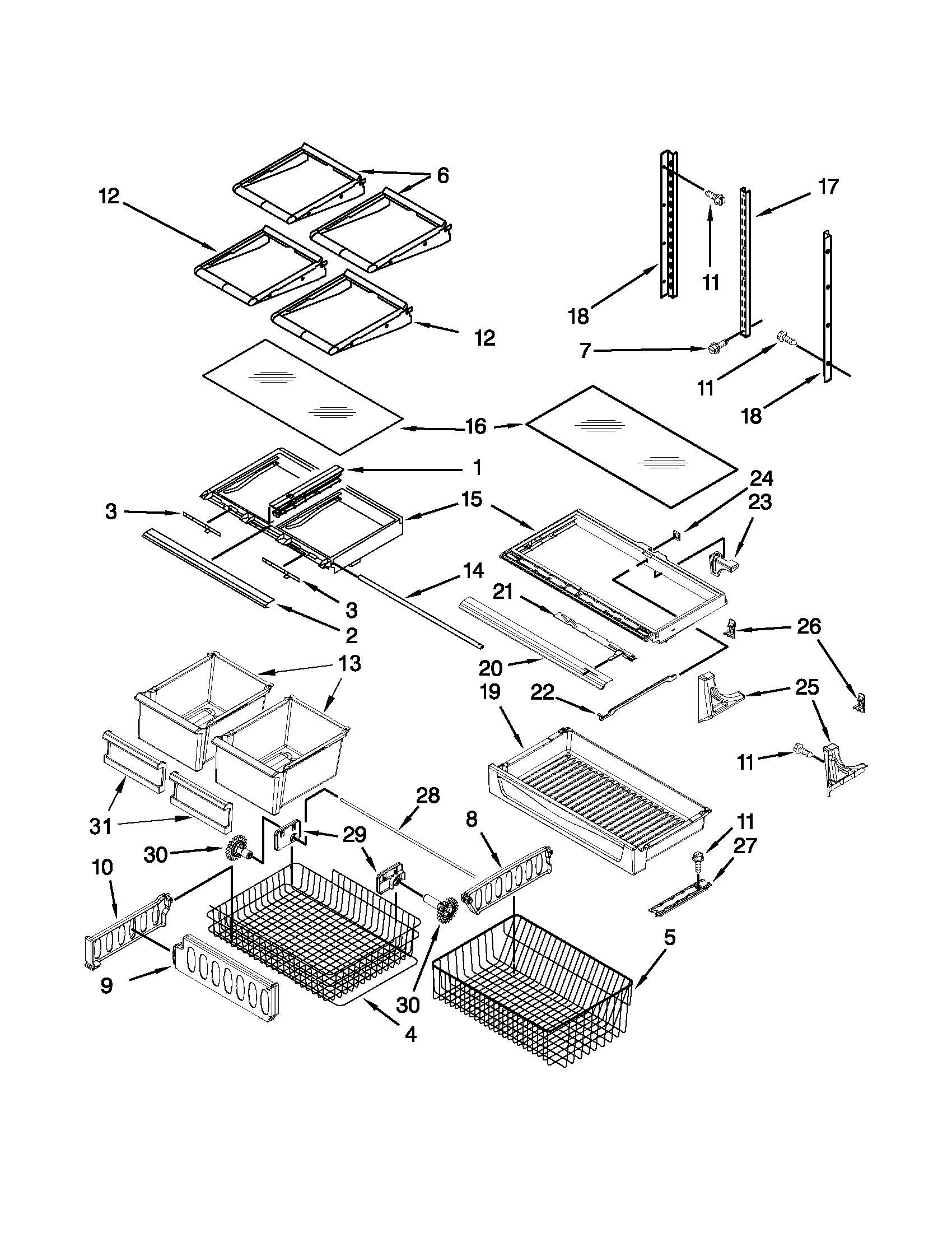 SHELF PARTS