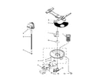 Kenmore Elite 66512783K311 pump, washarm and motor parts diagram