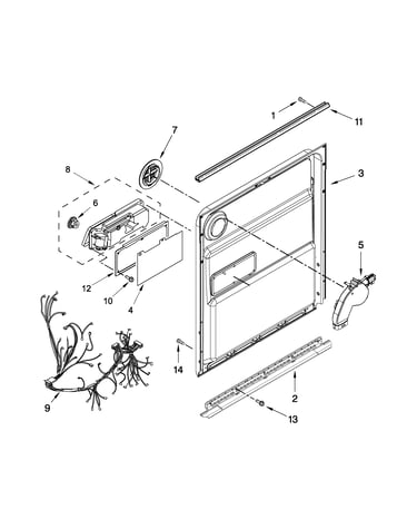 Inner door parts