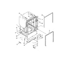 Kenmore 66513255K115 tub and frame parts diagram