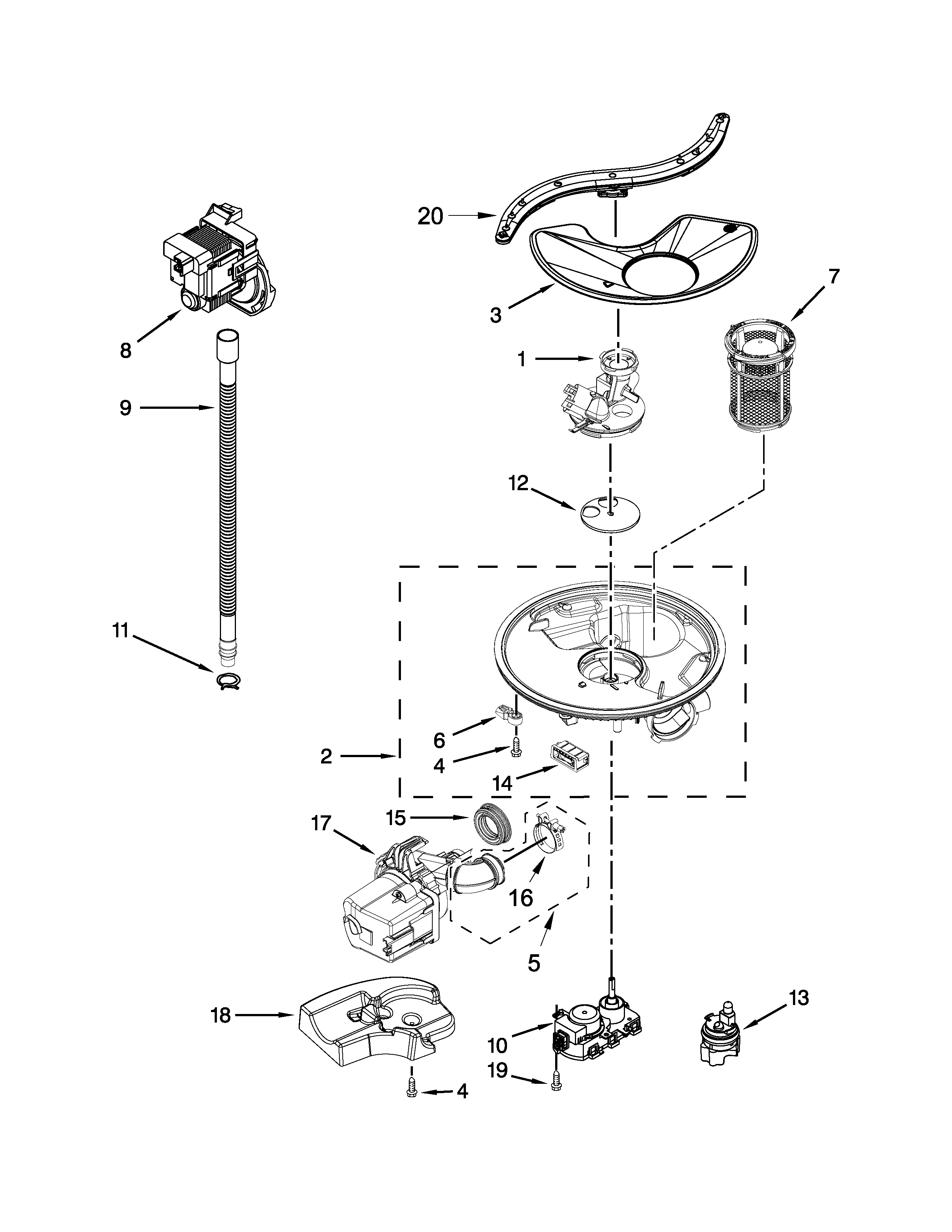 Pump and motor parts