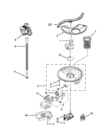 Pump and motor parts