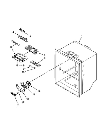Refrigerator liner parts