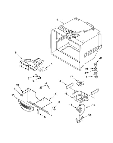 Freezer liner parts