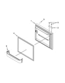Freezer door parts
