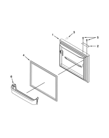 Freezer door parts