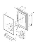 Refrigerator door parts